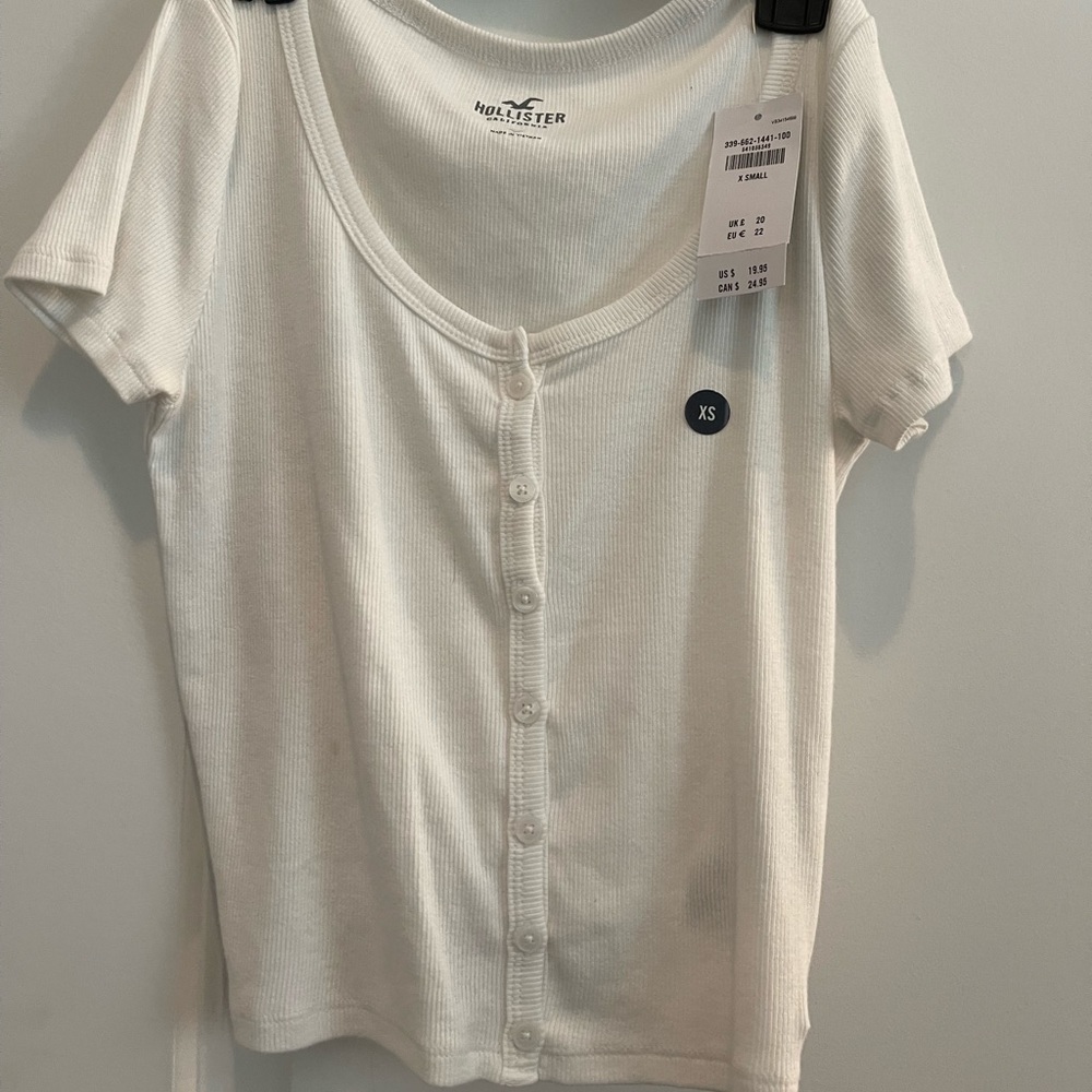 Brand new white shirt from Hollister size XS